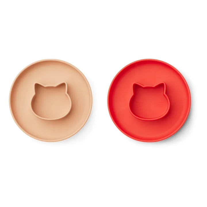 Liewood Assiettes Gordon - Set de 2 | Rouge