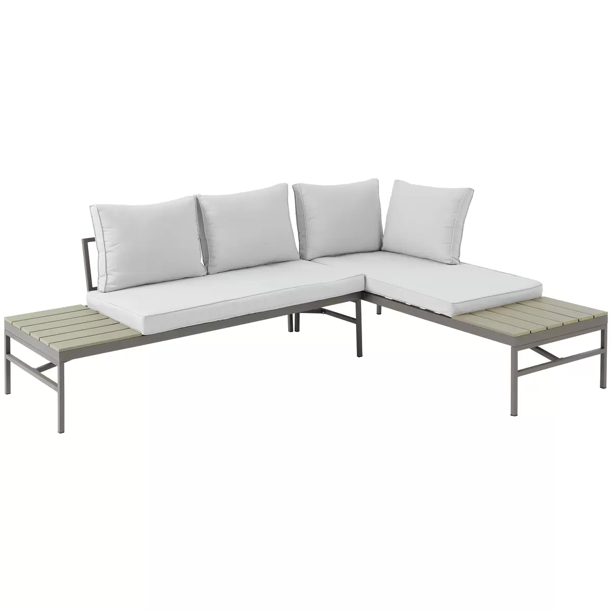 Beldano Loungegarnitur Oslo 2-Teilig braun,grau