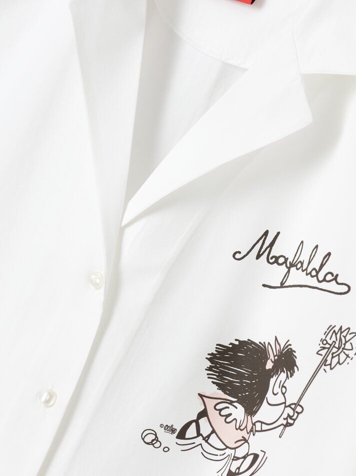 Camisa Mafalda - Branca