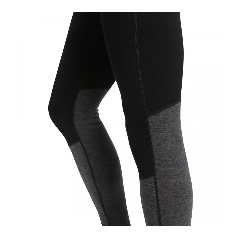 Icebreaker ZONEKNIT 200 - Sous-couche Homme black/jet hthr/cb