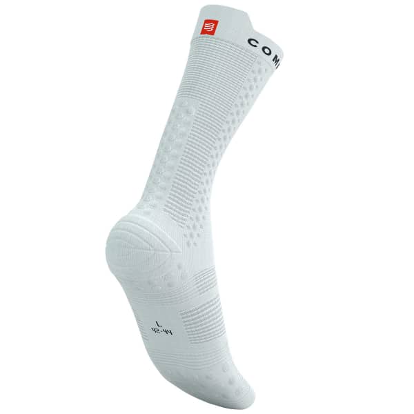 Chaussette vélo COMPRESSPORT PRO RACING SOCKS V4.0 BIKE WHITE/BLACK