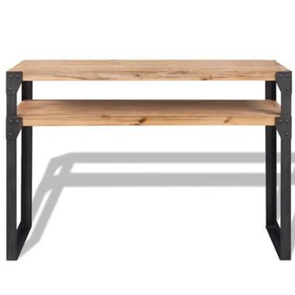 vidaXL - Consoletafel - Bruin - Hout