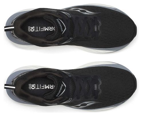 Chaussures Running Saucony Triumph 22 Noir/Blanc Homme