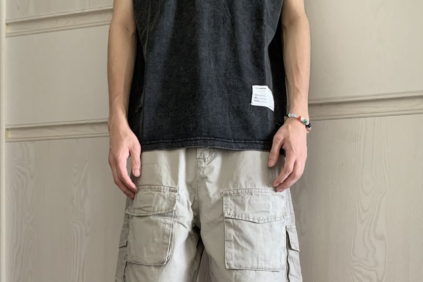 Neonity Wear - Mid Rise Plain Cargo Shorts