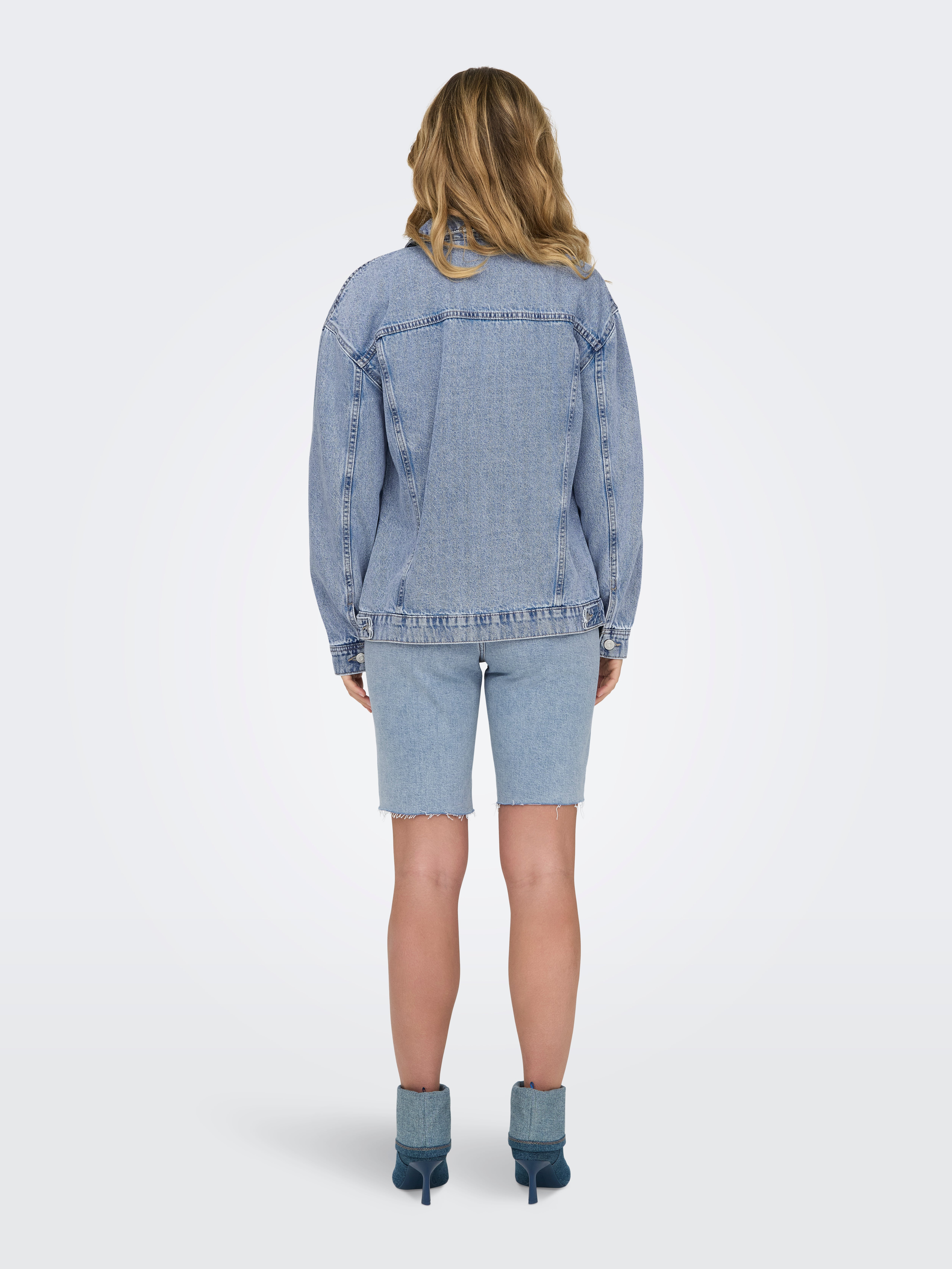 ONLOCEAN Jeansjacke Light Blue Denim
