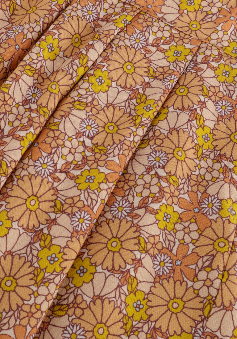 LOOXS oranje looxs shorts vintage daisy shortskirt