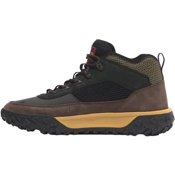 Après ski TIMBERLAND GREENSTRIDE MOTION 6 MID HIKING BLACK NUBUCK W BROWN