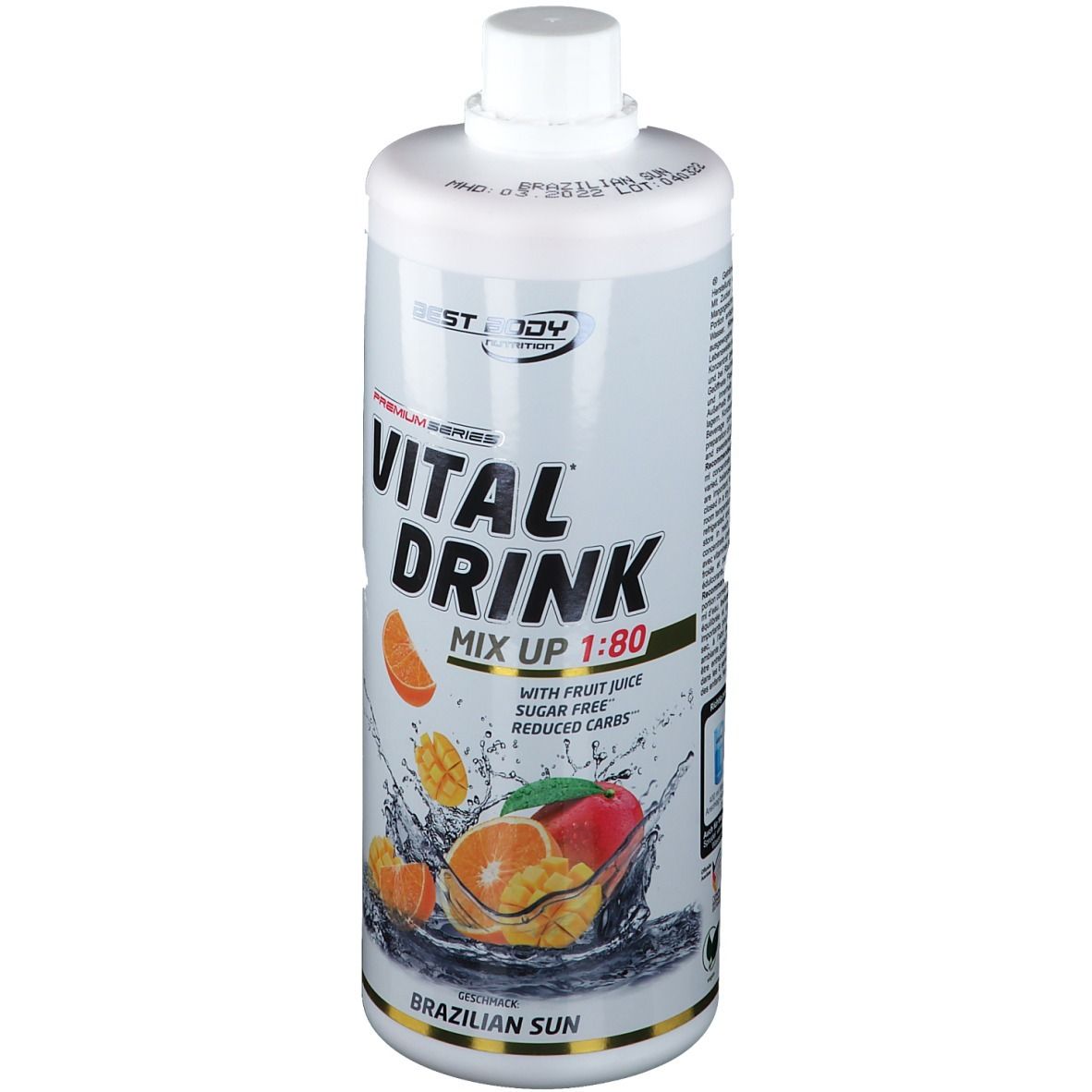 Best Body Nutrition Low Carb Vital Drink, Brazilian Sun