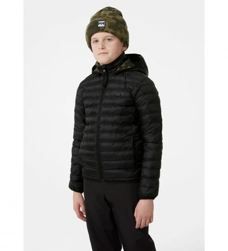 Helly Hansen Abrigo Jr Infinity Insulator negro, camuflaje