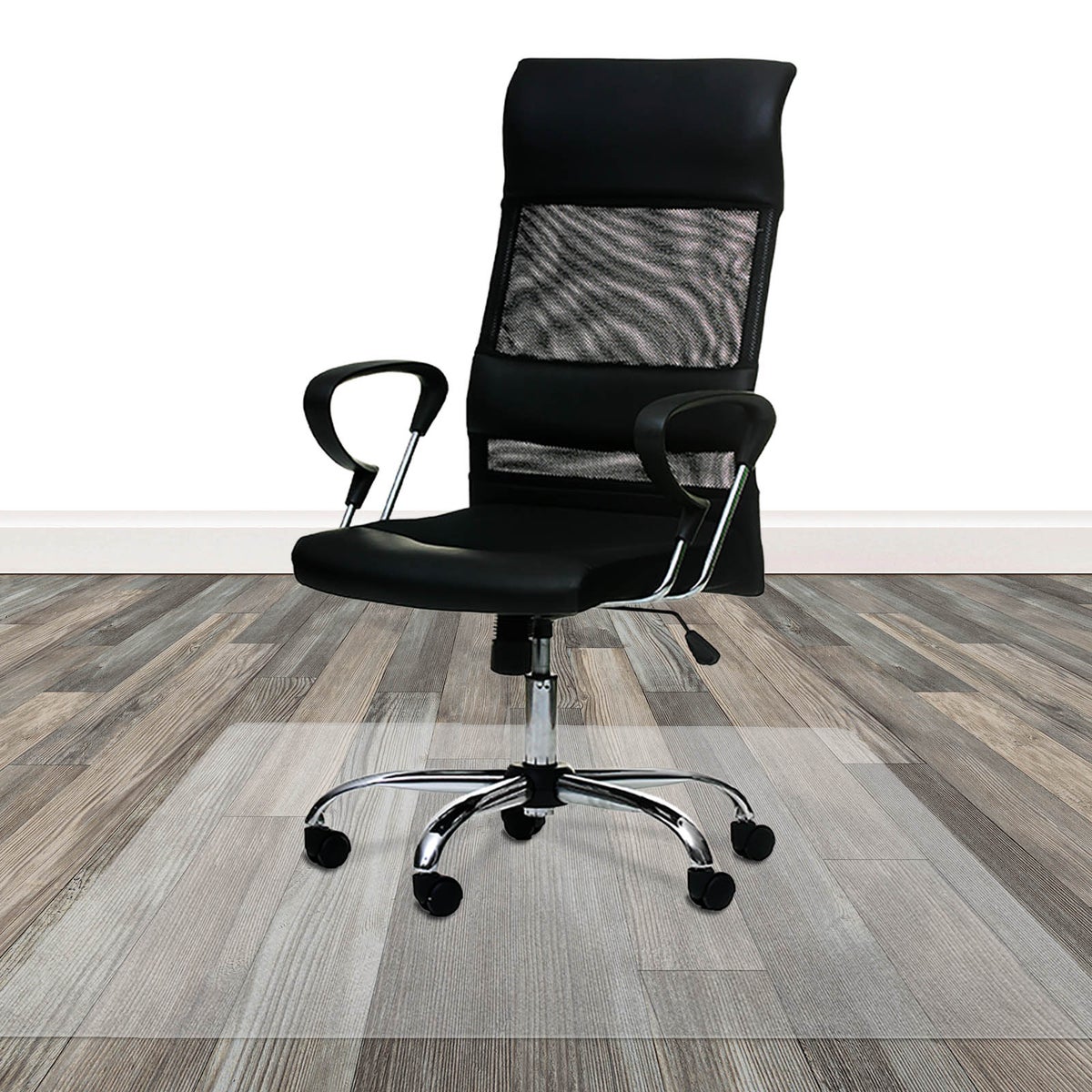 PET ECO-MAT vloerbeschermingsmat - 116x200 cm - harde vloer - beschermmat als onderlegger voor bureaustoelen