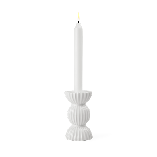 Lyngby Porcelæn Tura Kronelysestage, Hvid