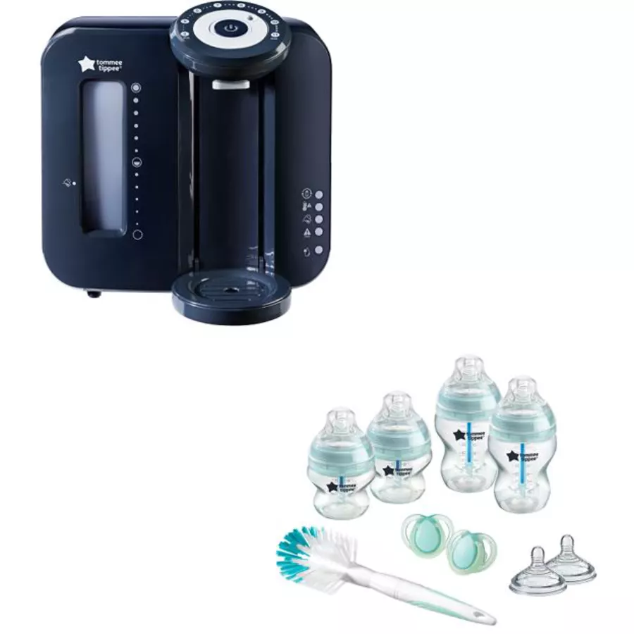 Tommee Tippee Flaschenzubereiter Perfect-Prep inklusive Starterset Advanced Anti-Kolik