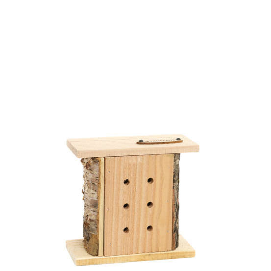 Abri double à coccinelles, en bois Douglas L.16 x P.7,5 x H.15 cm