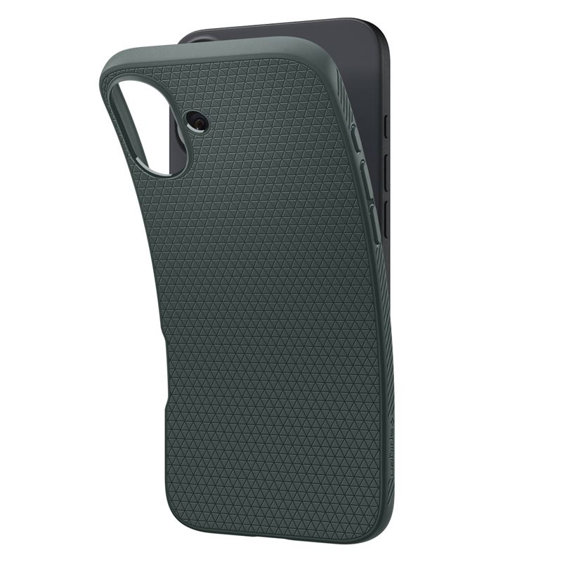 iPhone 16 Liquid Air Case Gummi Hülle (ACS08196) - Abyss Green (Grün)