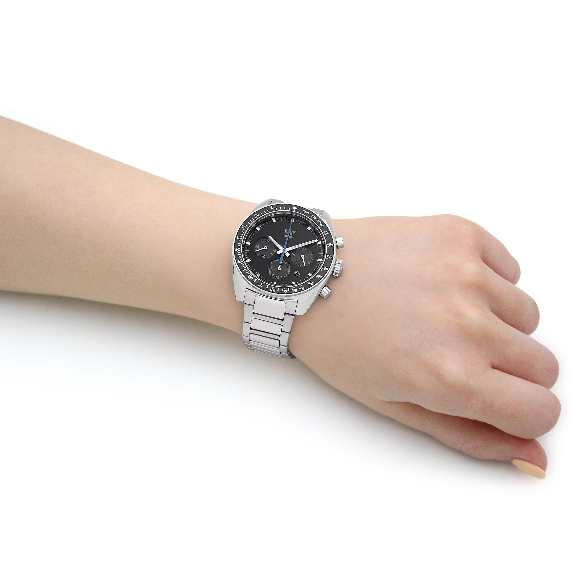 adidas Originals Ladies Chronograph Silver EDITION ONE AOFH22006