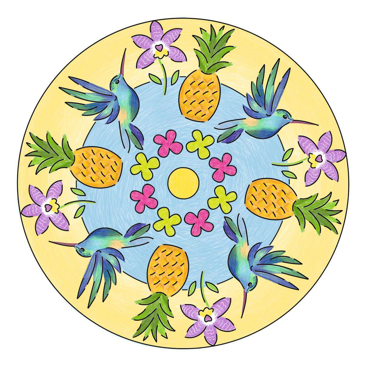 Ravensburger Spiel Mandala Designer Flamingo & Friends
