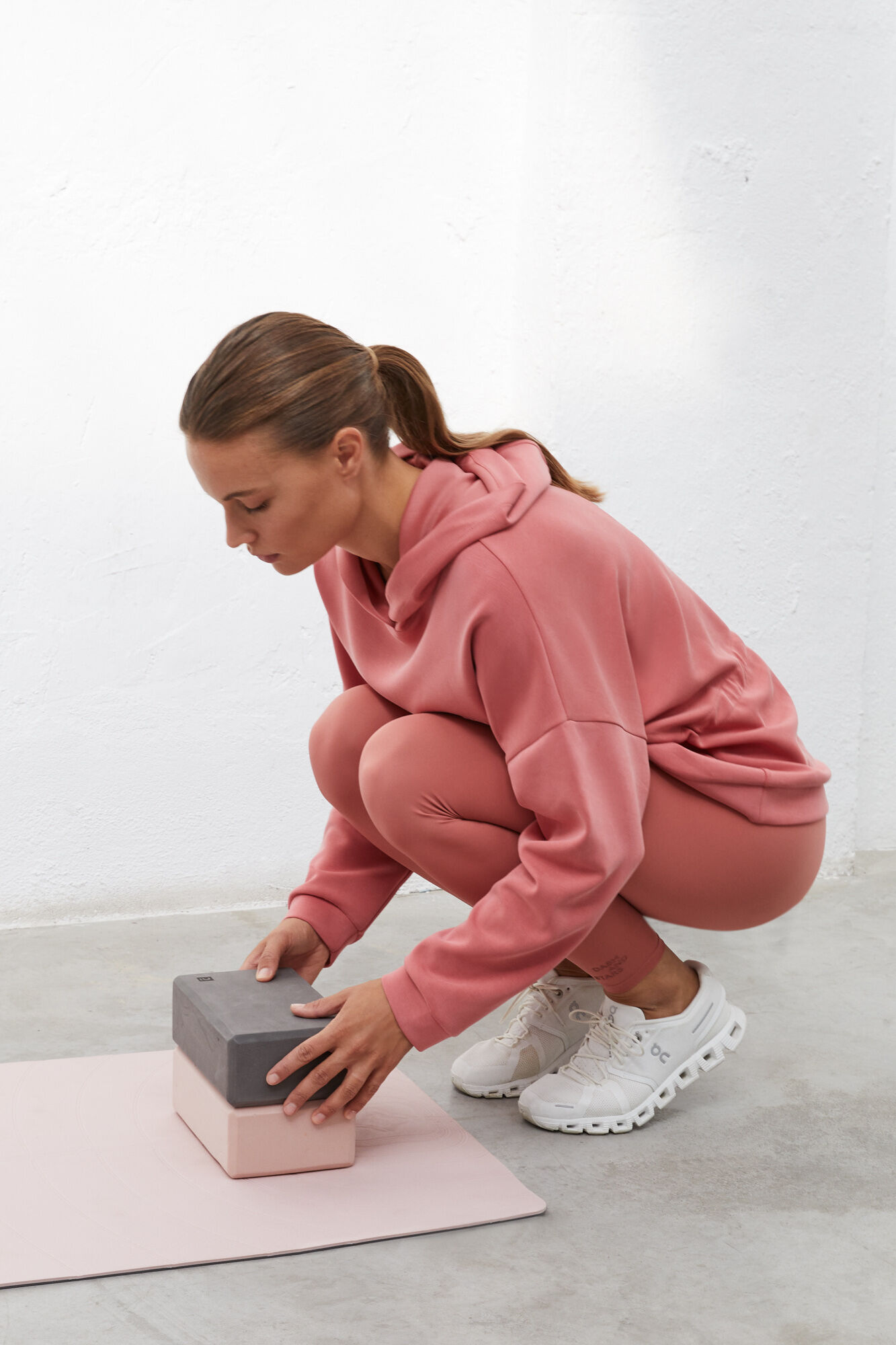 Leggings compridas rosa Collagen Feel - rosa