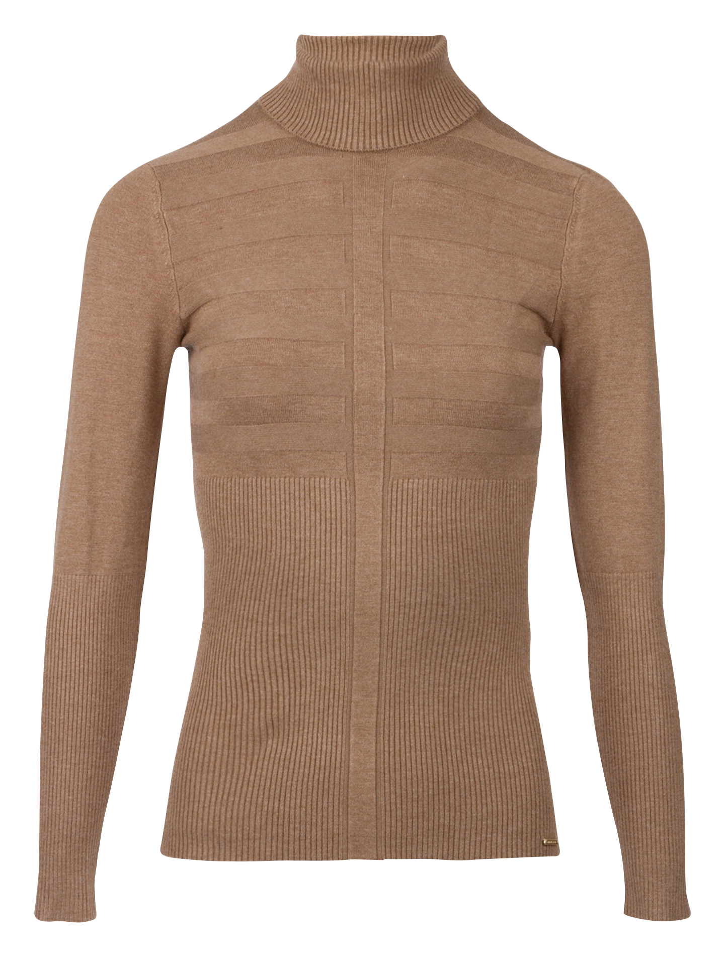 Pull col roulé | Marron