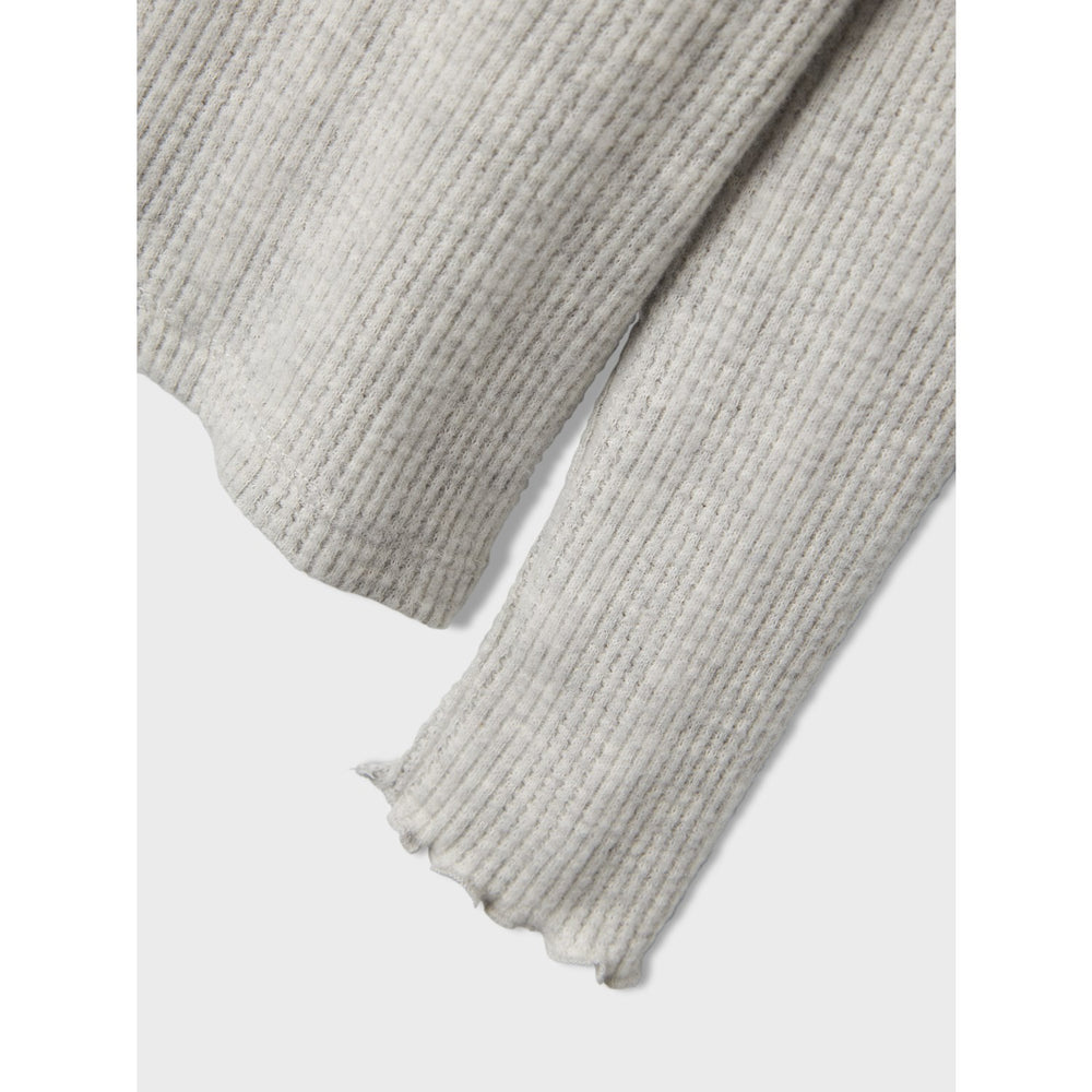 Køb Name It Light Grey Melange Tulpu Bluse