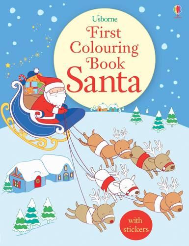 First Colouring Book Santa - First Colouring Books (Paperback)