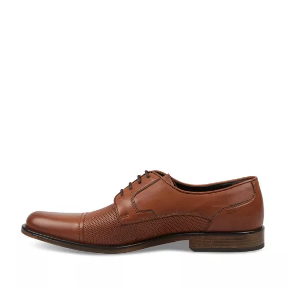 Derbies MARRON B-BLAKE CUIR