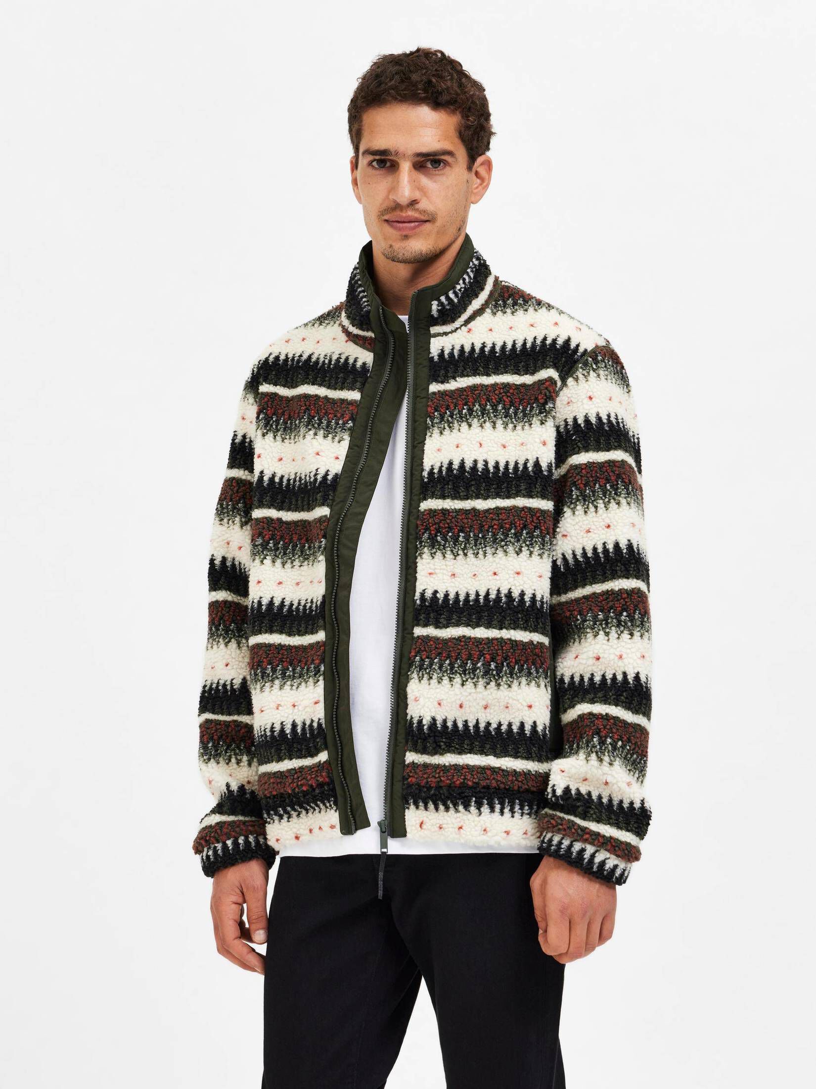 Selected Homme| Herren Fleecejacke SLHCHINOOK FLEECE JACKET W