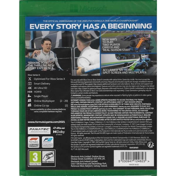 F1 2021 Xbox Series X Xbox One Nordic
