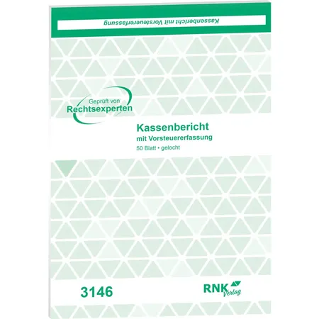 RNK Verlag Kassenbericht – Block DIN A5