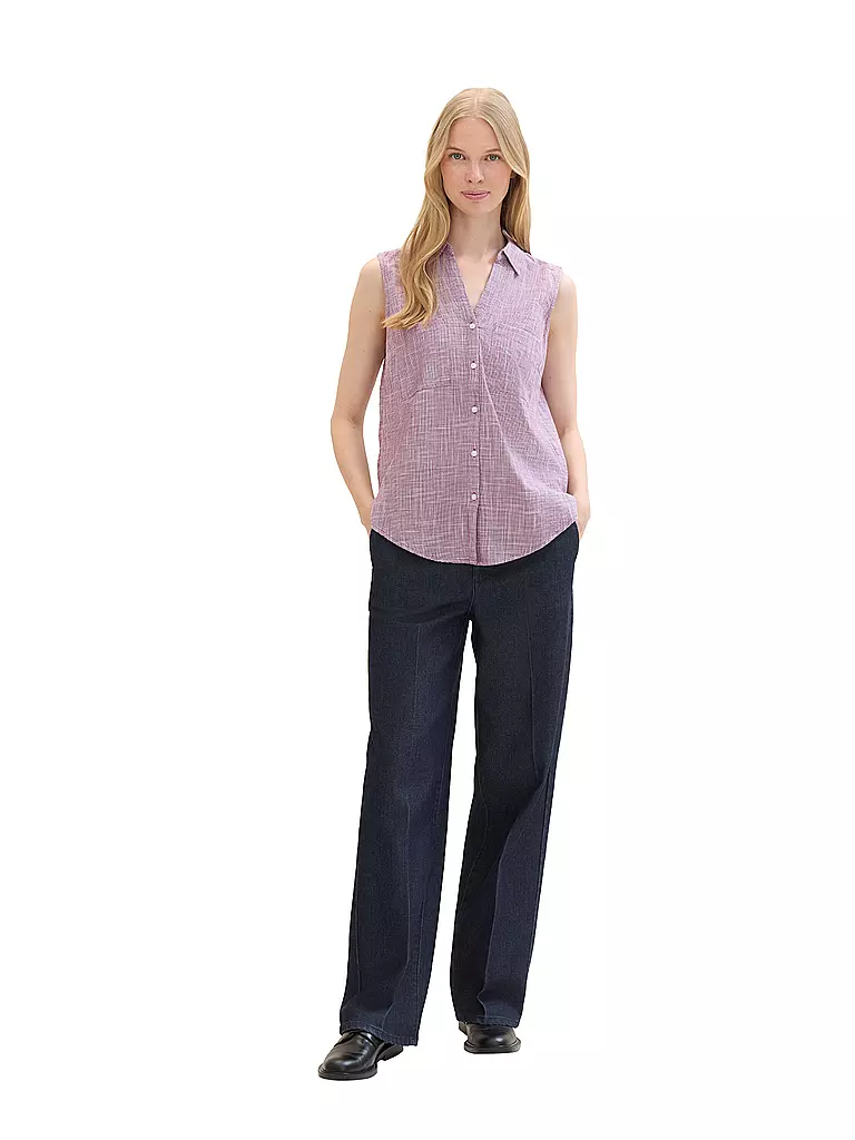 TOM TAILOR Bluse  lila