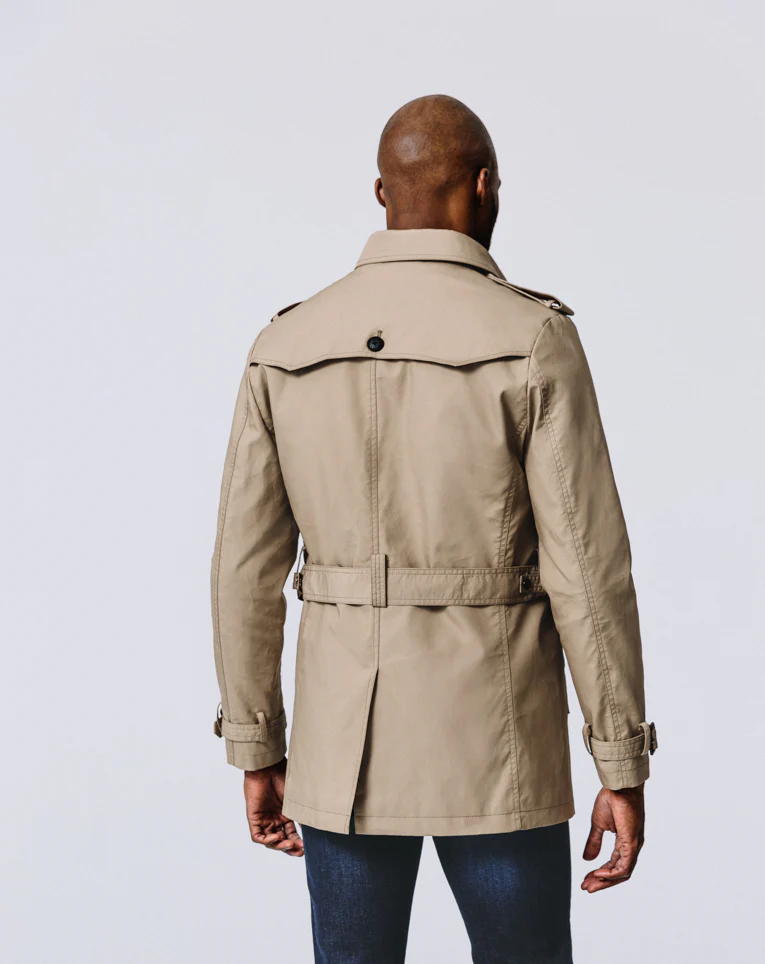 TRENCH MI-LONG BEIGE