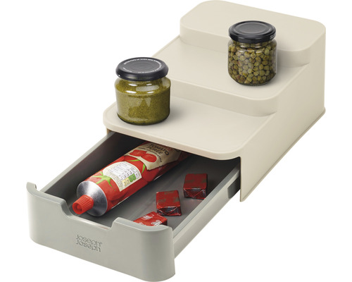 Joseph & Joseph opbergmeubel met Compact Duo lade, grijs 85172