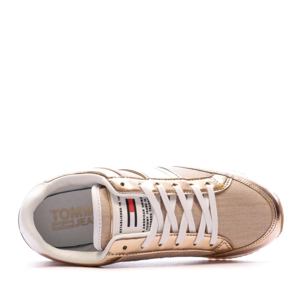 Tommy Hilfiger Baskets Rose Gold Femme Tommy Hilfiger Casual Retro