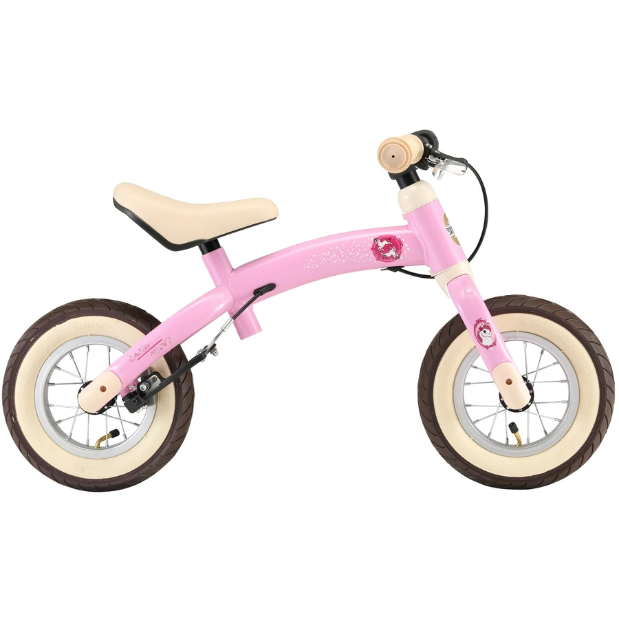 Bikestar Laufrad 10 Zoll Sport Flex pink einhorn