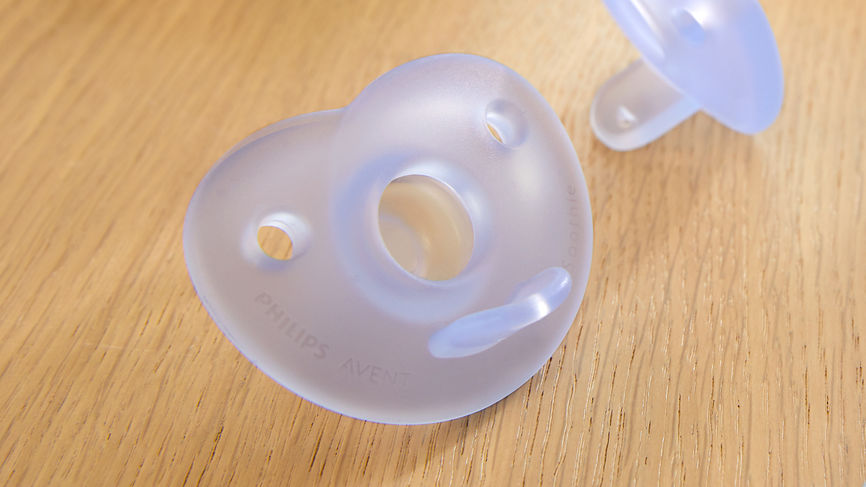 Philips Avent Soothie Heart blue 0-6m 2 stk