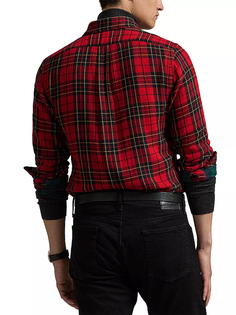 POLO RALPH LAUREN Hemd Regular Fit  rot