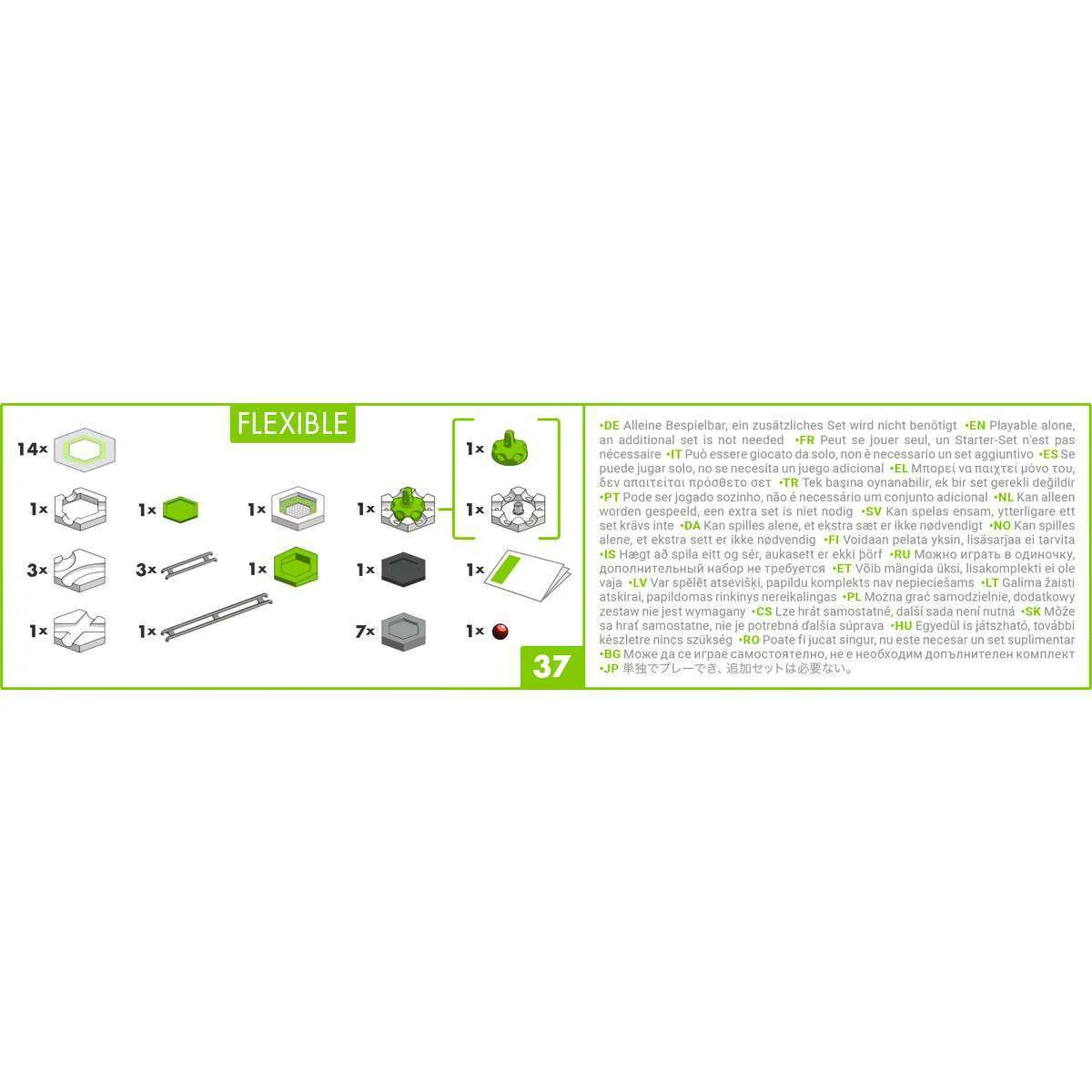 Ravensburger Spiel GraviTrax GO Flexible