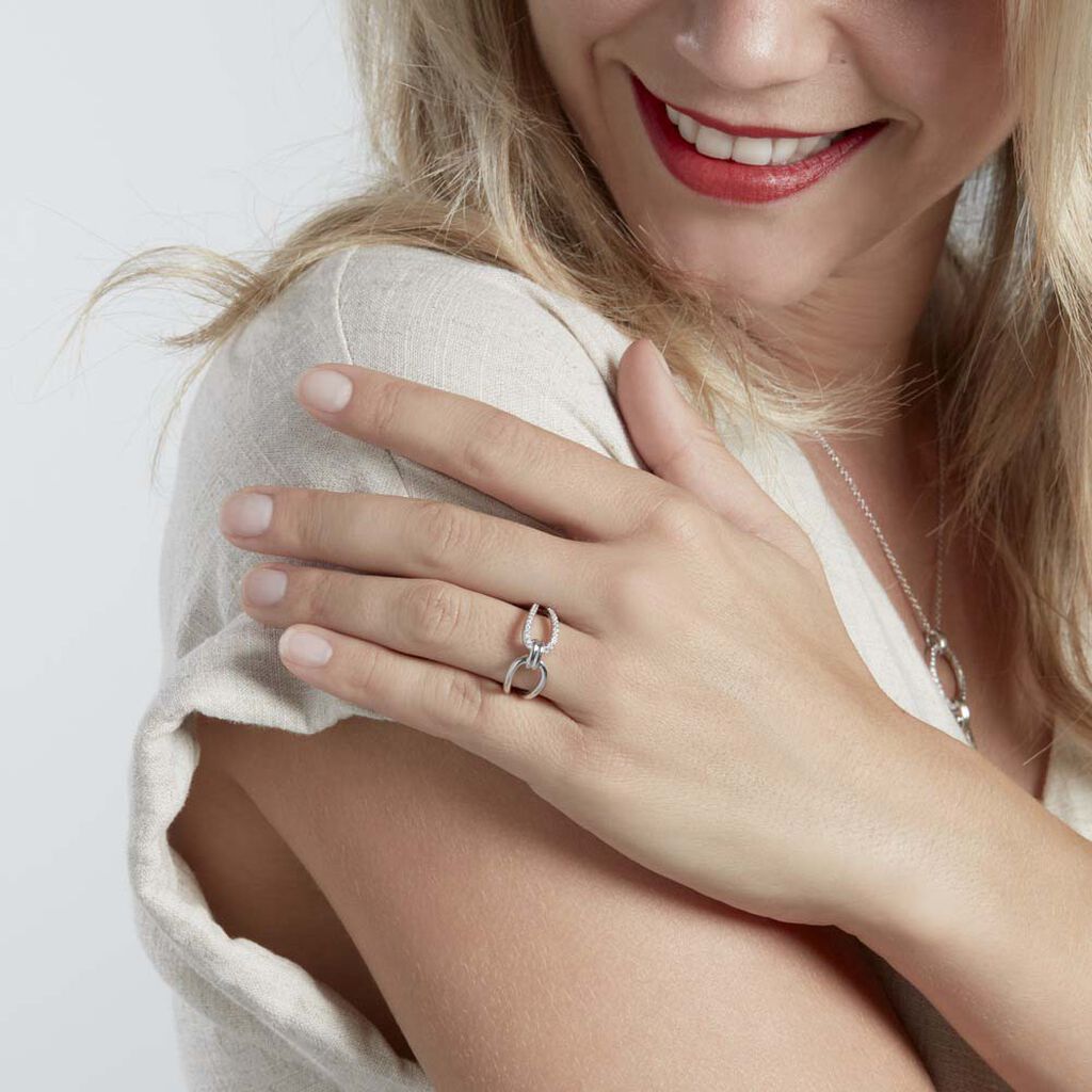Bague Colas Argent Oxyde De Zirconium