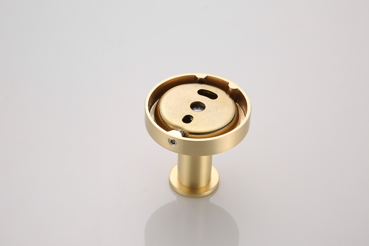 Saniclear Brass haak handdoekhaak geborsteld messing mat goud