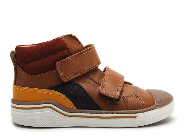 Shoo pom boots bottine enfant pitch bi scratch marron