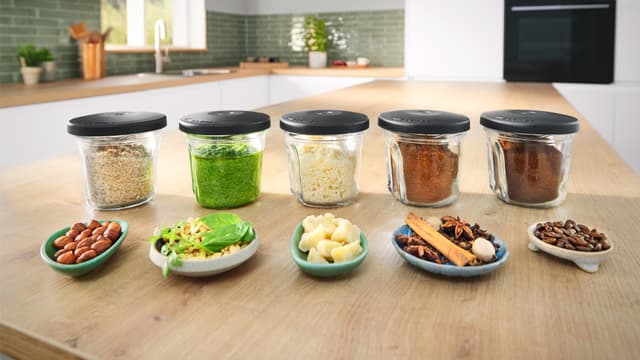 Bosch foodprocessor MUZS68CG (sort)