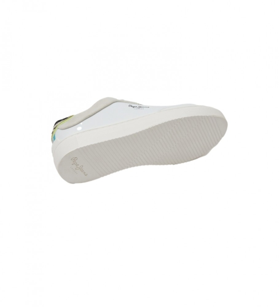 Tênis Pepe Jeans Adams Ari Basic de couro, branco