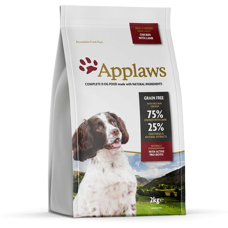 Applaws Adult Small & Medium Breed, poulet & agneau