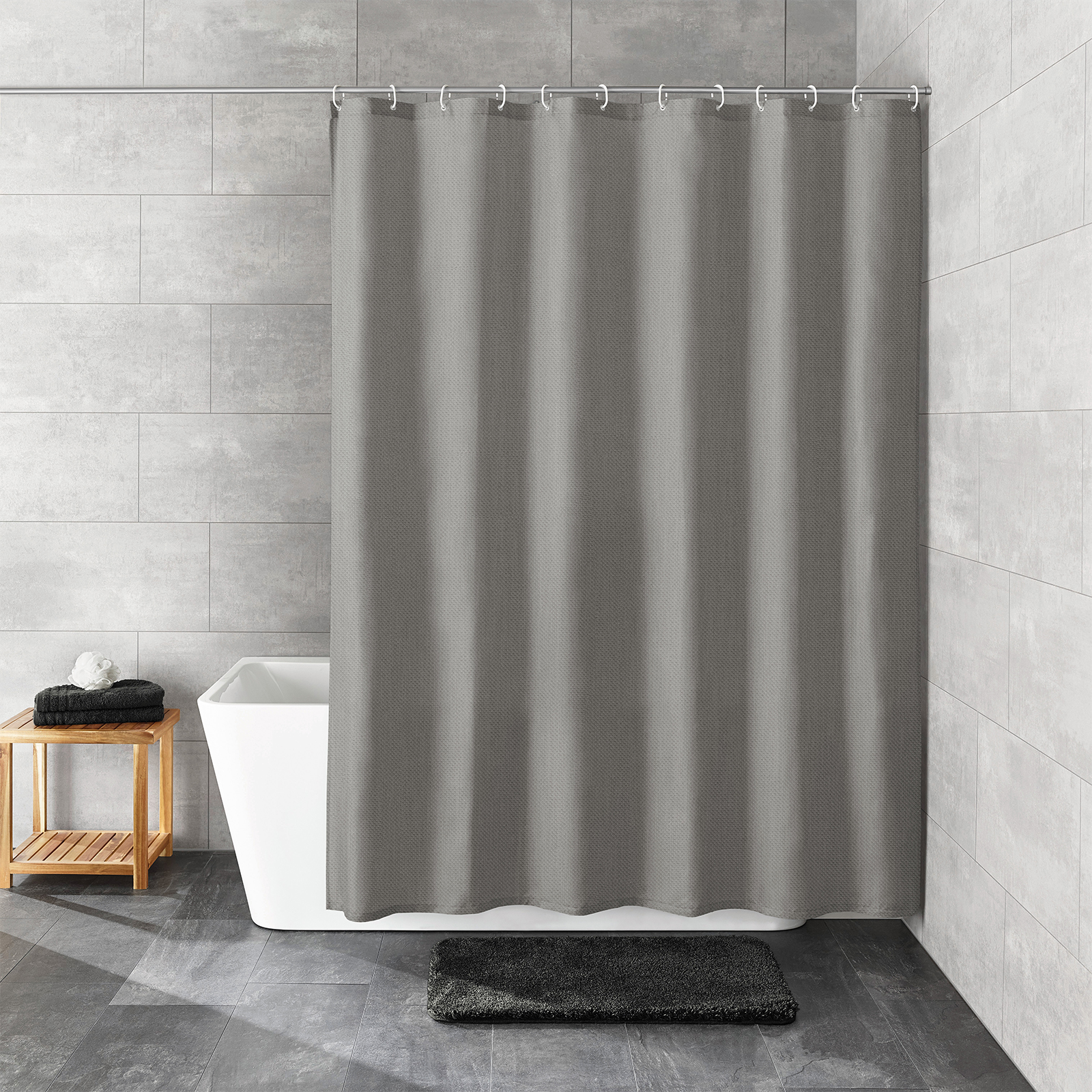 Kleine Wolke Duschvorhang - anthrazit - 180x200 cm