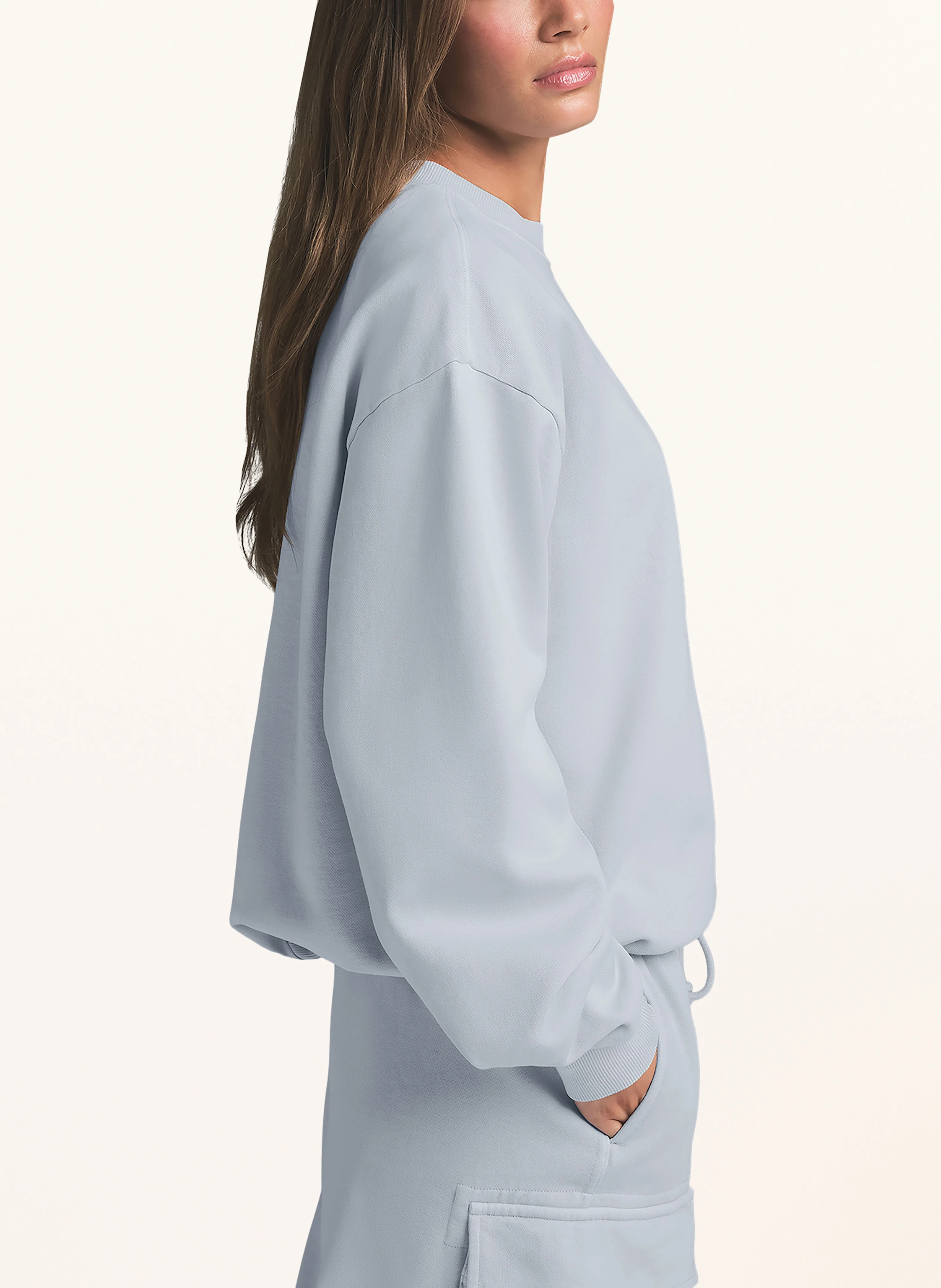 SKIMS Lounge-Sweatshirt BOYFRIEND FLEECE