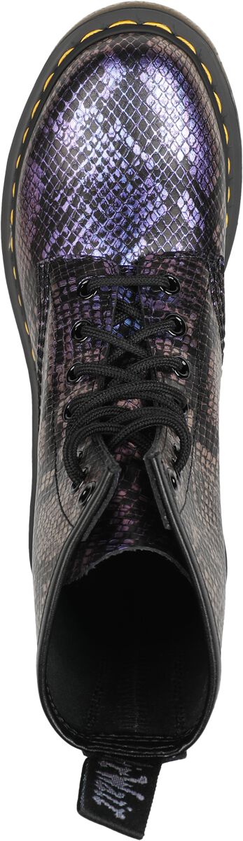 1460 - Black Blue Viper Croc Emboss | Dr. Martens Bottes