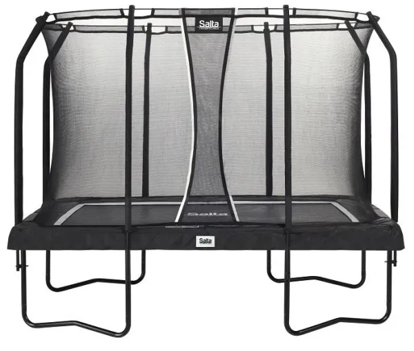Salta Premium Black Edition, Trampolin, Rektangulær, 150 kg, 5 År, Safety net, Sort