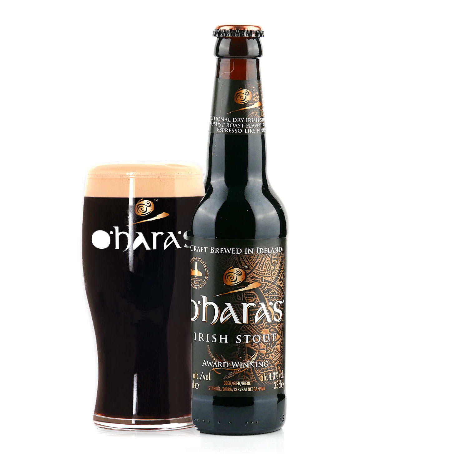 O'Hara's Irish Stout - Bière irlandaise stout 4.3%