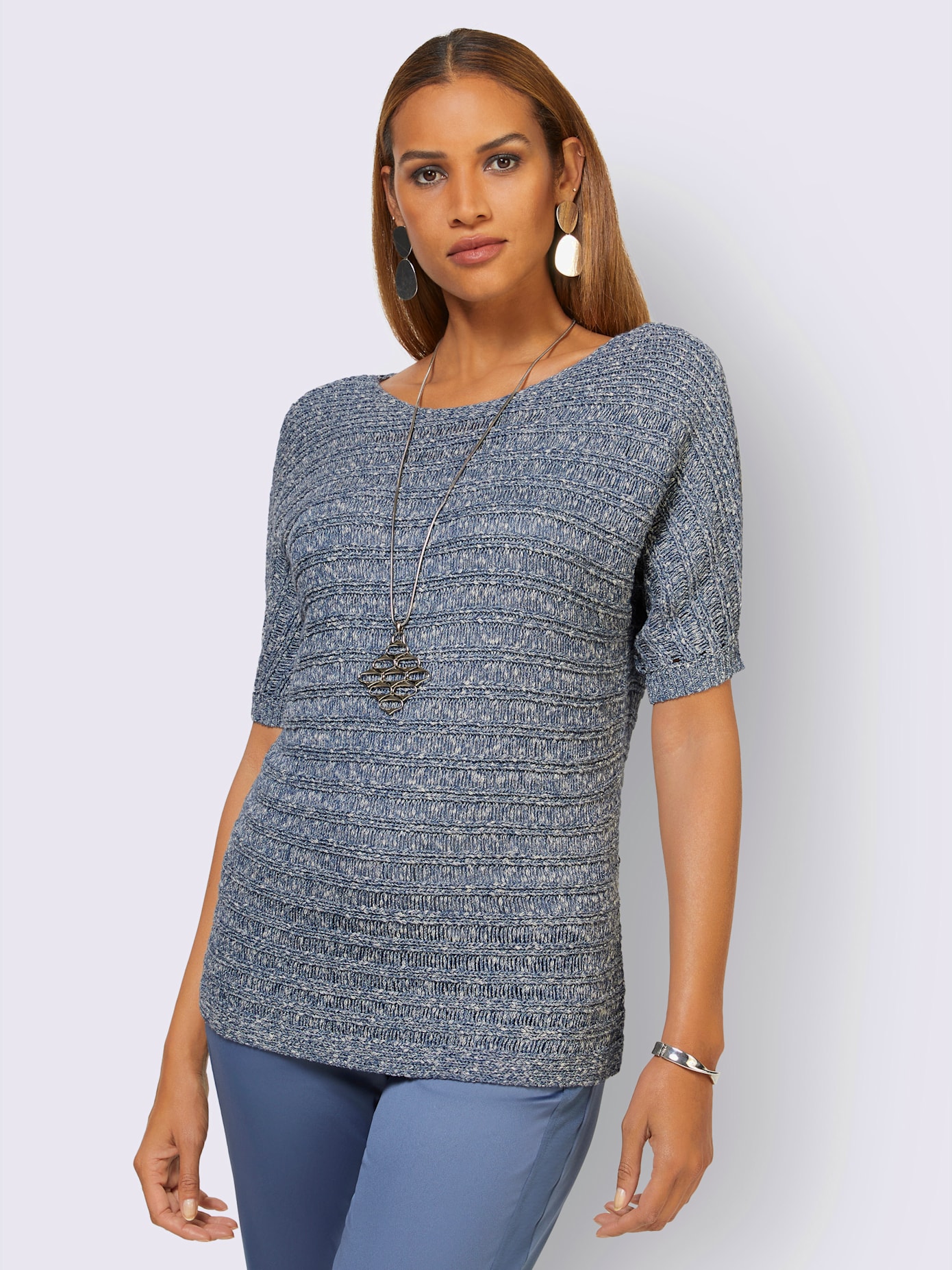 Pull encolure en u