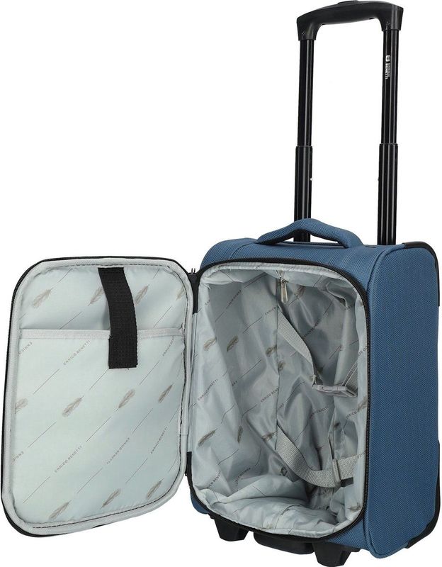 KLM - Handbagage Koffer - Jeans Blauw - Underseater 40x30x20 cm