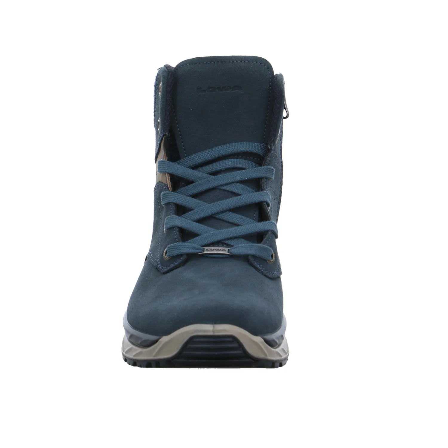 LOWA Snowboots Blau Leder